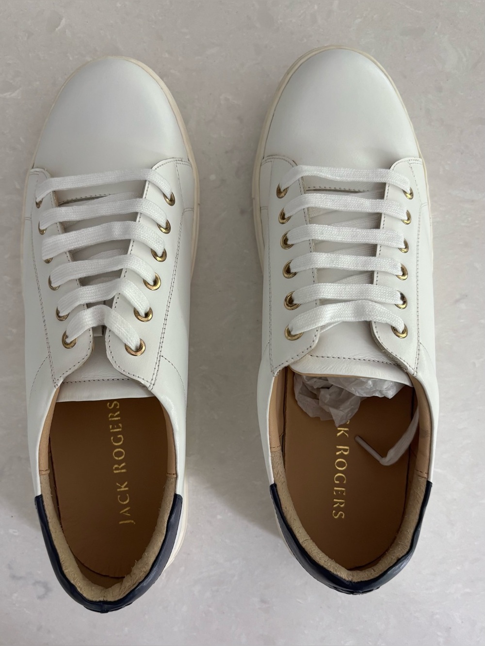 Jack Rogers Rory White/Navy Sneakers